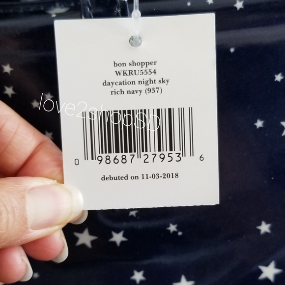 Kate Spade Daycation Night Sky Star Bon Shopper - Picture 3 of 5
